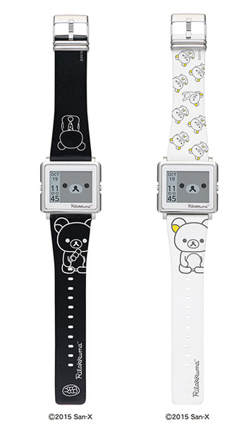 ASCII.jp：リラックマが文字盤でだんごを食べる電子ペーパー腕時計