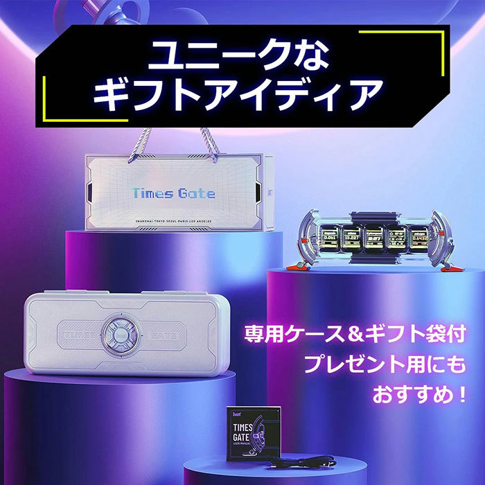 お好みのピクセルアートを表示! 「Divoom Times Gate 置き時計