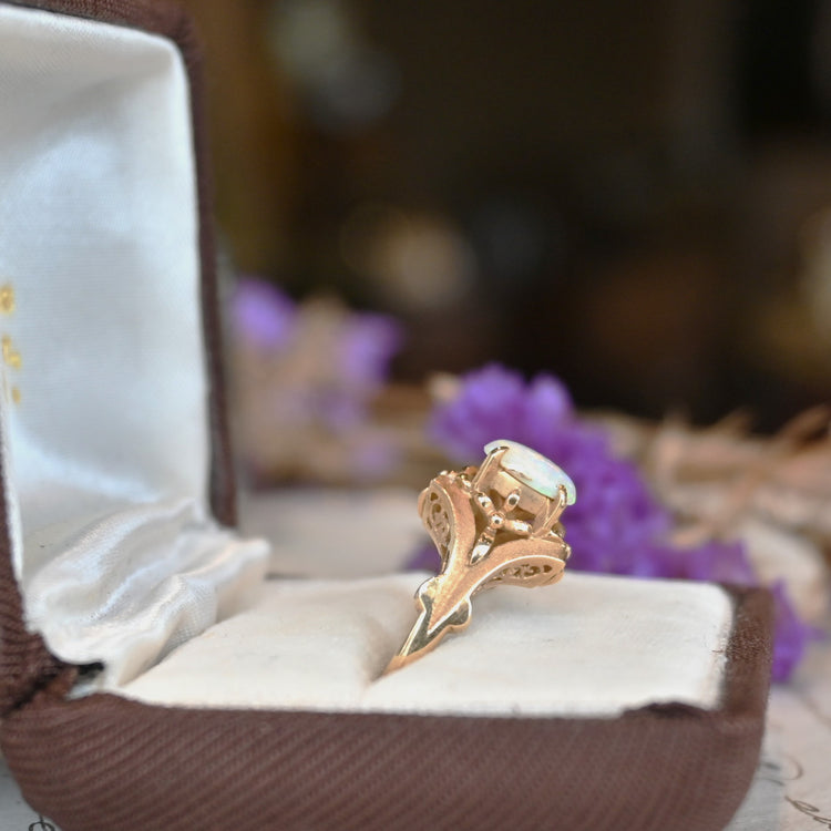 クラシカルなオパールデザインリング | 芦屋Antico