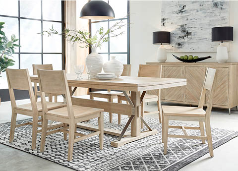 aspenhome Maddox Dining Table & Side Chairs