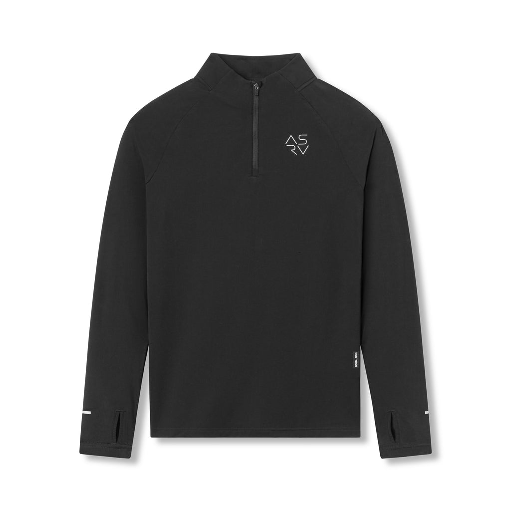 0906. Thermal Training Quarter Zip - Black 