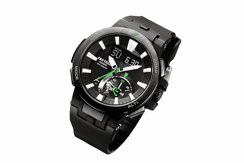 カシオ、水平補正機能付きの新開発方位計を搭載するアウトドアウォッチ