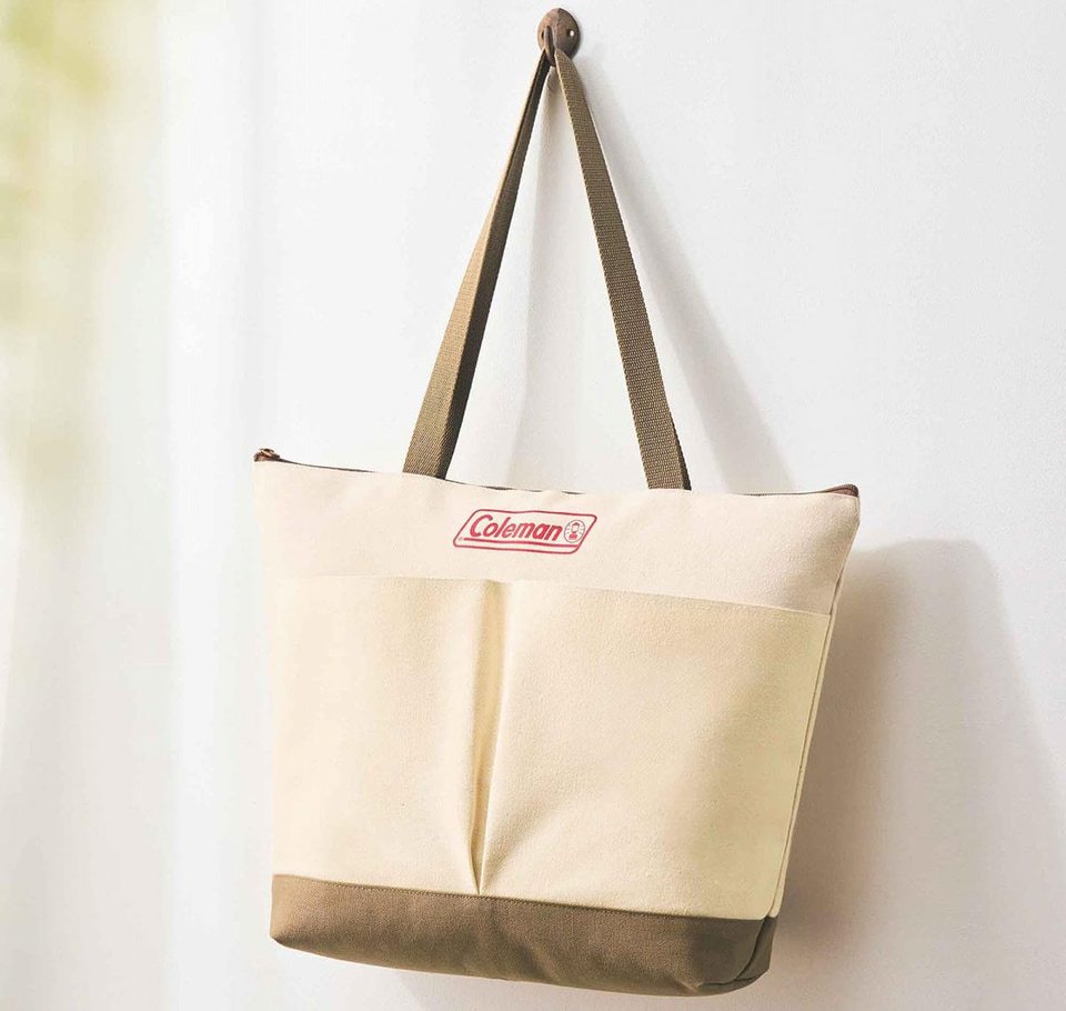 MonoMax、10月号付録は15インチPCも入るコールマンのビッグトート！ 撥