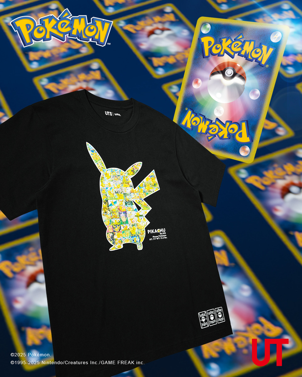 ユニクロ、「ポケカ」「ポケポケ」Tシャツ本日発売。メンズ＆キッズ全