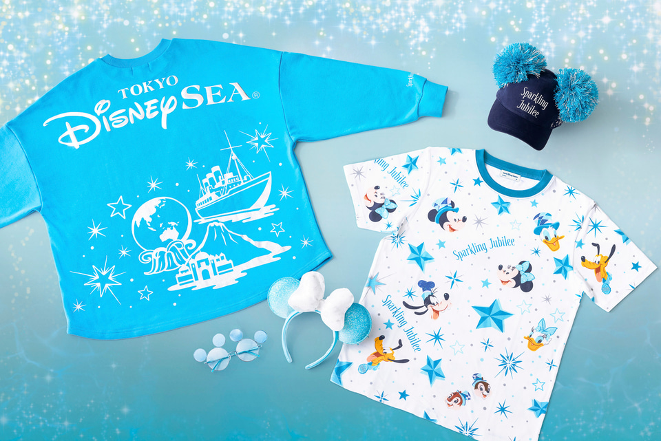 東京ディズニーシー開園25周年グッズ詳細発表！ ジュビリーブルーの