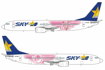スカイマーク、宇宙戦艦ヤマトとコラボした特別デザイン機「ヤマト