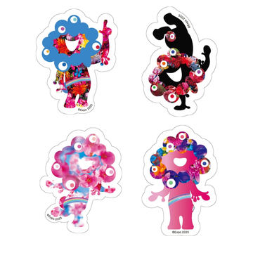 ラブブ×ミャクミャクフィギュア、万博会場内の大丸松坂屋百貨店で10月