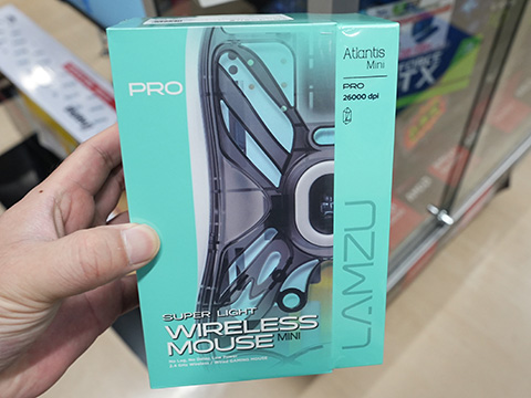4Kポーリングレート対応マウス「LAMZU ATLANTIS MINI 4K」の新色が店頭