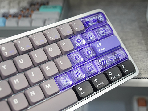 ラピッドトリガー対応の薄型60%ゲーミングキーボード「Air60 HE」が