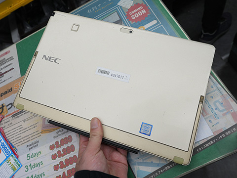 Core i5搭載のNEC製Windowsタブレットが7,980円！LTE対応の中古品