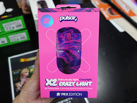 Pulsarの軽量ゲーミングマウス「X2 CrazyLight」に“PRX Edition”が追加