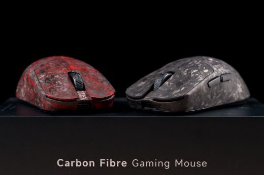 鍛造カーボンで“世界に一台”の模様を持つゲーミングマウス「WLMOUSE