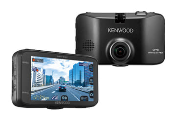 ケンウッド、新型“彩速ナビ”連携でフロント＆リアのダブル録画可能な
