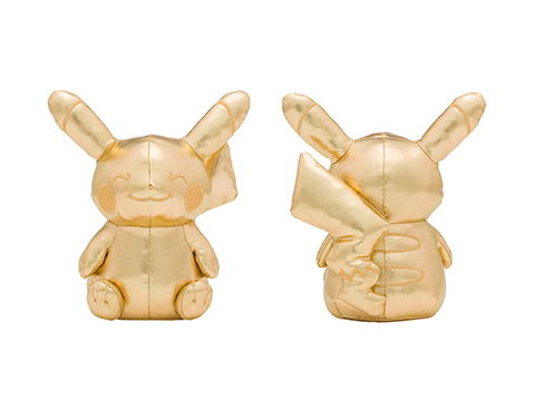 ビリケンさん」と「ピカチュウ」がコラボした40万円の純金像が登場