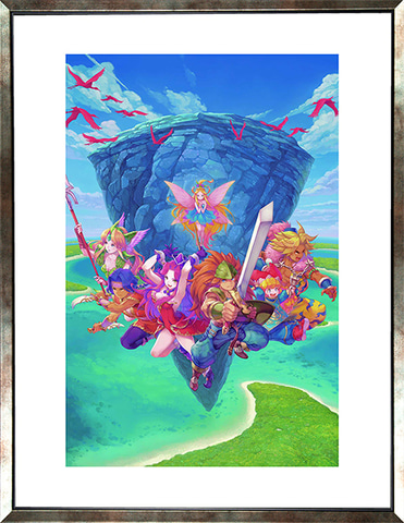 聖剣伝説3」、SFC版とリメイク版の複製原画11種が本日発売 - GAME Watch