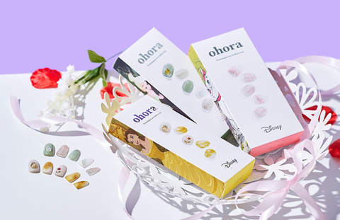 ディズニーと「ohora」がコラボ！ アリエルやミッキーたちをイメージ
