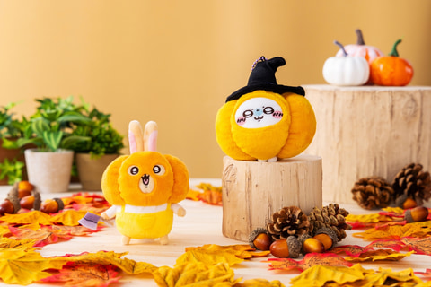 ちいかわたちがハロウィンにぴったりなマスコットになって登場