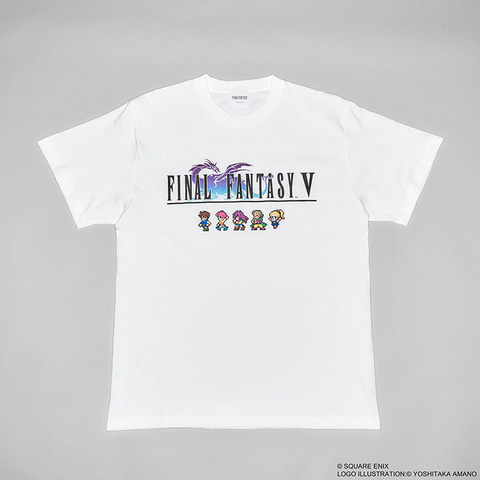 FF4」「FF5」「FF6」のタイトルロゴ＆キャラクタープリントTシャツが10