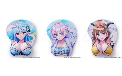 ドルフィンウェーブ」立体マウスパッド3製品がホビージャパンから受注