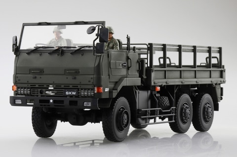 自衛隊の汎用大型トラック「3 1/2tトラック」が1/35スケールの