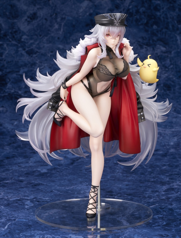 澄まし顔でパンプスを履く姿も魅力的。「アズレン」のフィギュア