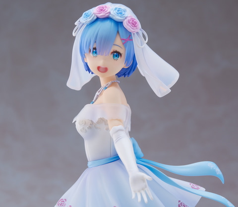 ウエディングドレス姿のレムが立体化！ 「リゼロ」より新たな