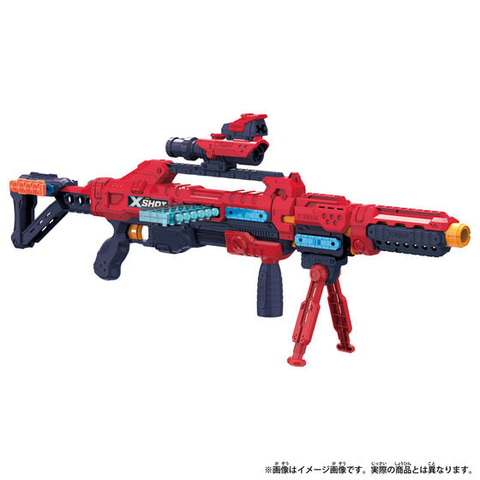 スポンジ製ソフトダーツ「エックスショット クールストライカーレッド