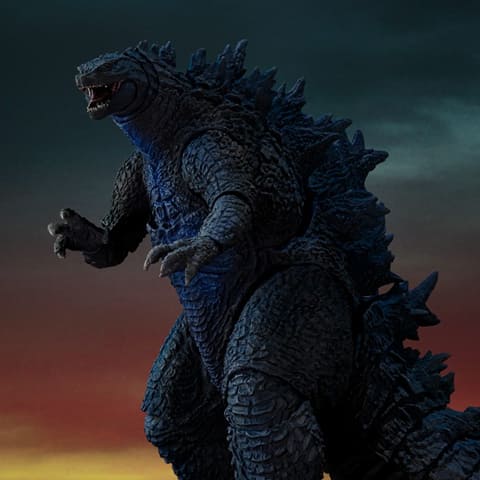 フィギュア「S.H.MonsterArts ゴジラ （2019） -Night Color Edition