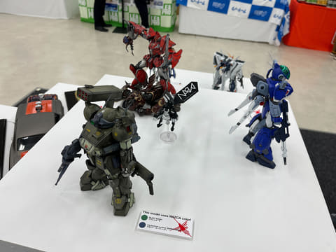 ガイアノーツ20周年祭」にてNAZCAカラーなどの塗料を使用した各種作例