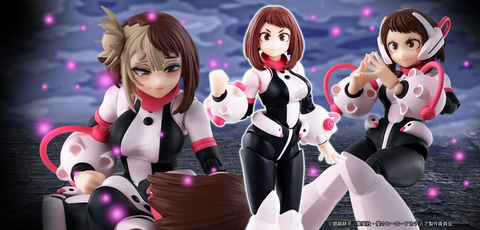 僕のヒーローアカデミア」より「麗日お茶子」が可動フィギュア「S.H.