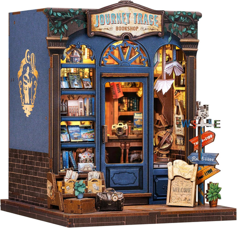 Amazonセール】ミニチュアドールハウスが作れる木製ブックヌックキット