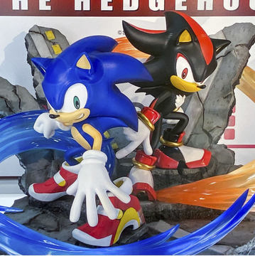 ソニックアドベンチャー」のメインビジュアルを再現！ フィギュア