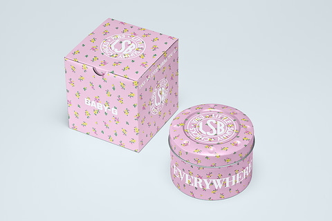 BABY-G、パステルピンクに小花柄、little sunny biteコラボモデル