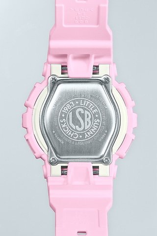 BABY-G、パステルピンクに小花柄、little sunny biteコラボモデル