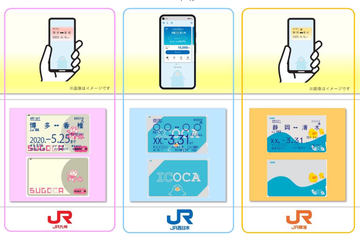 JR九州、「SUGOCA」エリア拡大記念で長崎・佐賀特別デザインカード