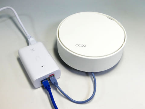PoE+対応のTP-Link「Deco X50-PoE」で、電源ケーブルから解放される