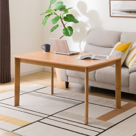 ニトリ、高さ調節可能でテーブルにもなる「2WAYこたつ」2024年モデルを