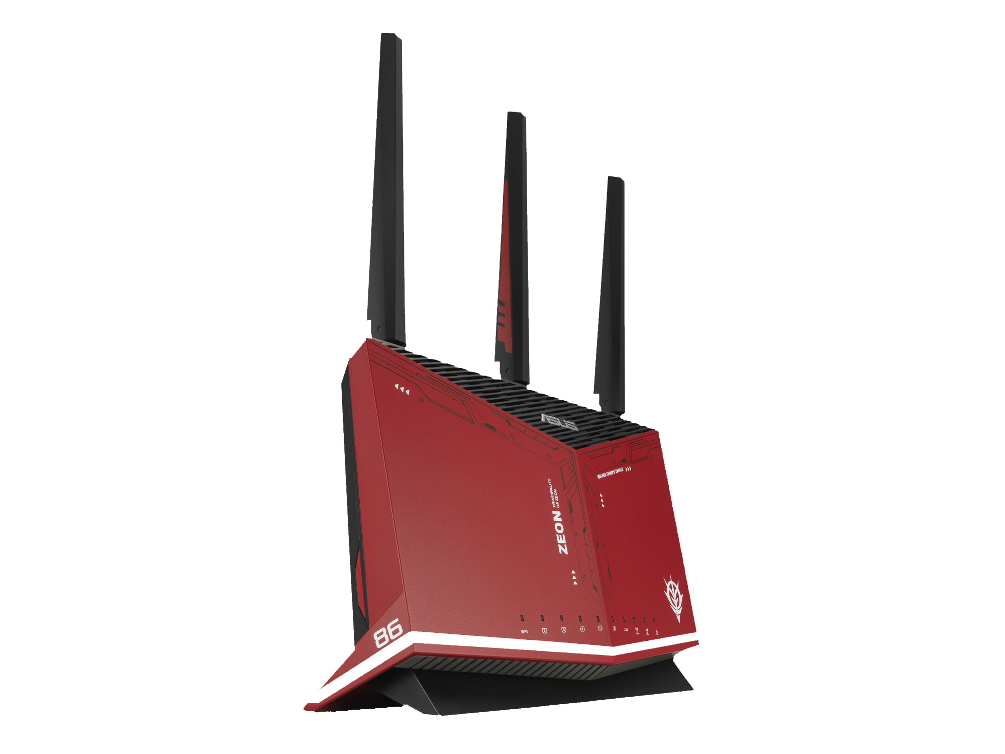 シャア×赤＆ガンダム×白なWi-Fi 6ルーター!? ASUSが発売 - INTERNET Watch
