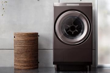 パナソニック、シックなインテリアに合う黒のドラム式洗濯機「Cuble