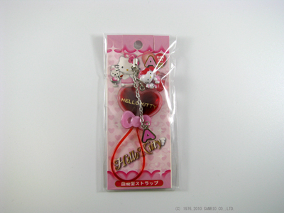 NO.2449：ハローキティ 血液型ストラップ（A型） - ケータイ Watch Watch