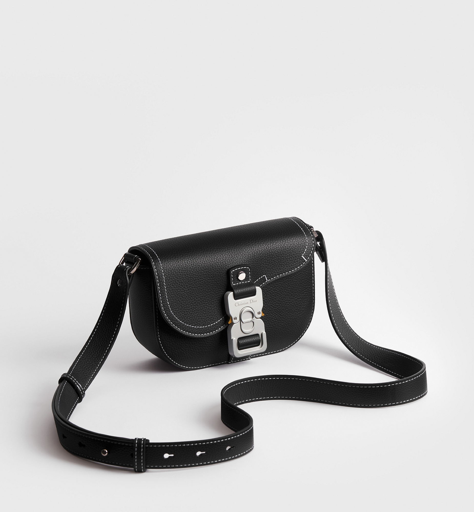 DIOR | Saddle フラップ付き メッセンジャーバッグ ミニ グレインド