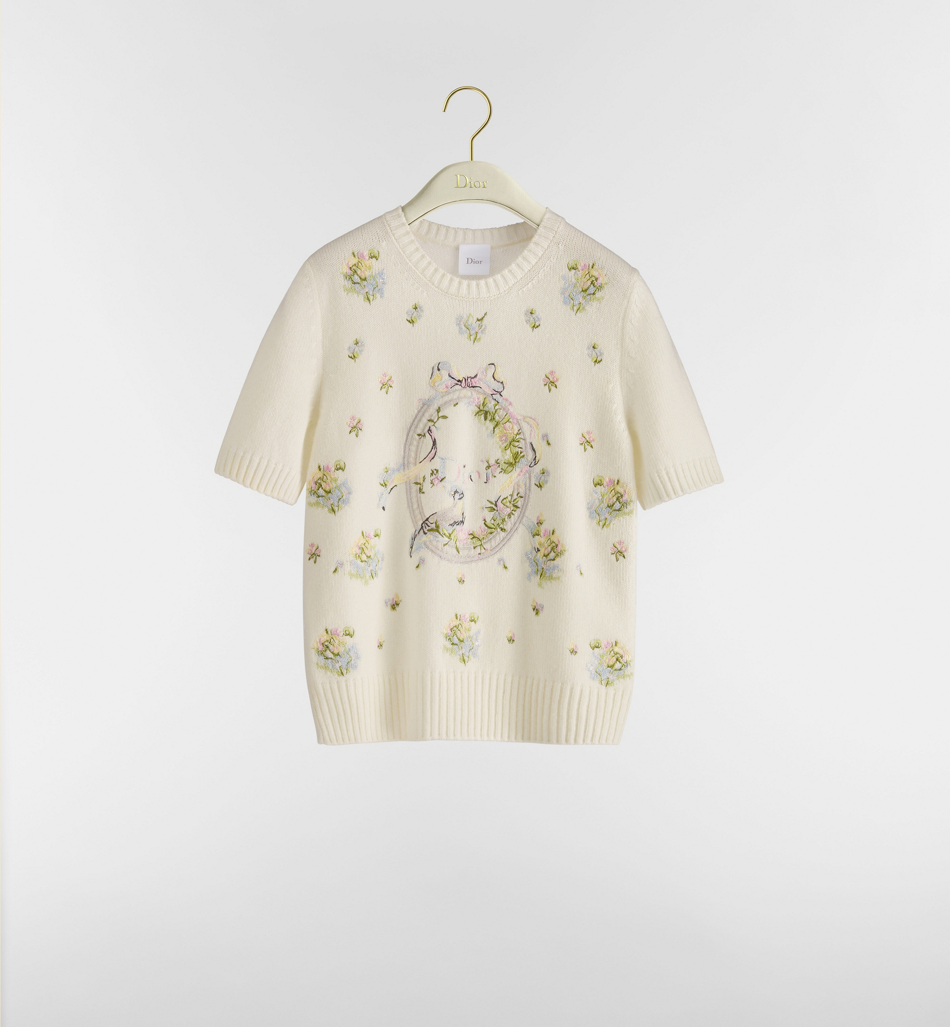 DIOR | エンブロイダリー ショートスリーブ セーター Dior Velvet