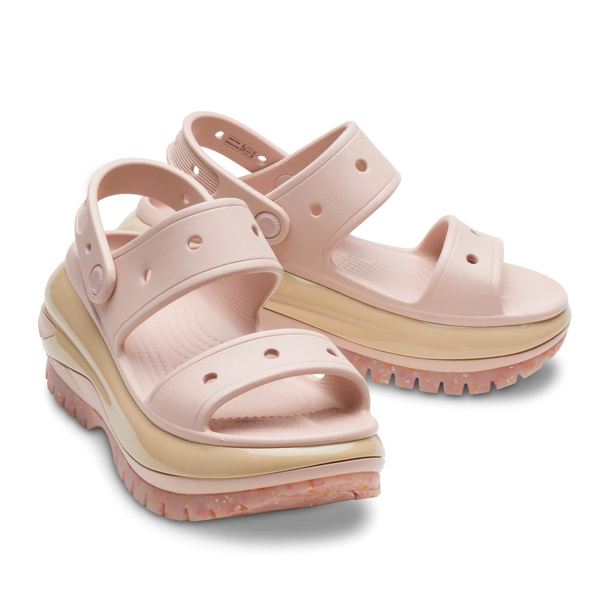crocs Classic Mega Crush Sandal Pink Clay （クロックス クラシック