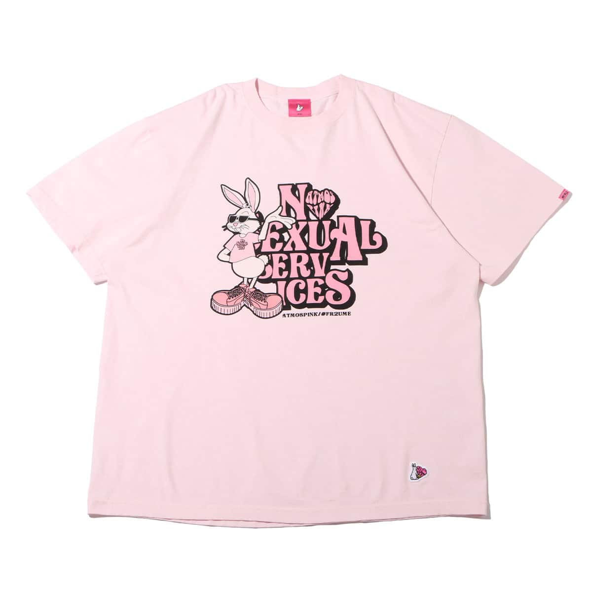 FR2UME atmos pink BUNNY MAYZE T-SHIRT PINK（エフアールツーウメ