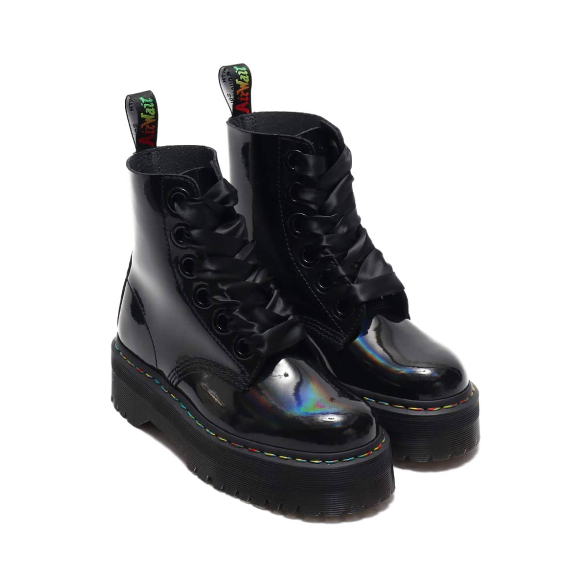 Dr.Martens QUAD RETRO MOLLY BLACK RAINBOW 19FW-S（ドクターマーチン