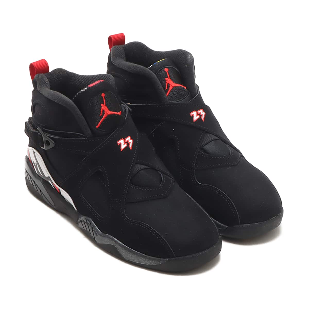 JORDAN BRAND JORDAN 8 RETRO (PS) BLACK/TRUE RED-WHITE 23FA-I