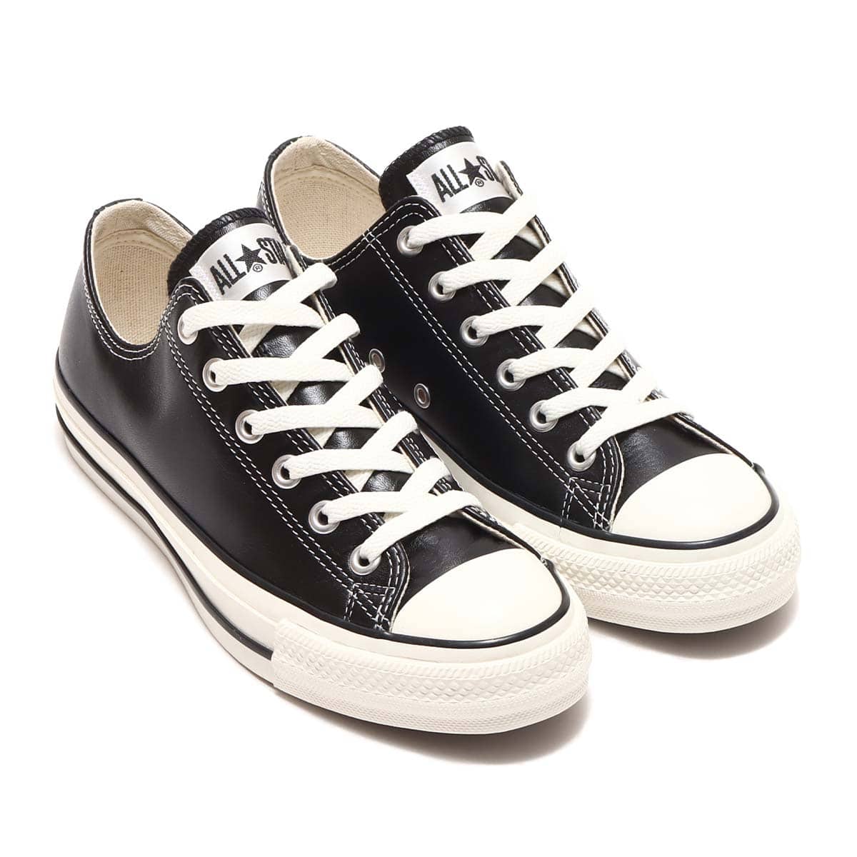 CONVERSE AS (R) OLIVE GREEN LEATHER OX BLACK（コンバース