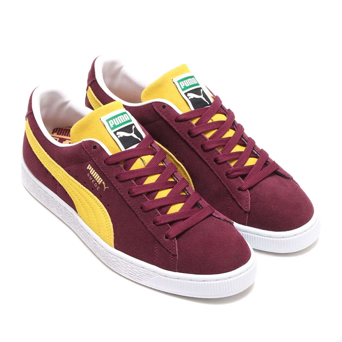 PUMA SUEDE CLASSIC XXI Grape Wine-Dandelion-Puma White 22SP-I