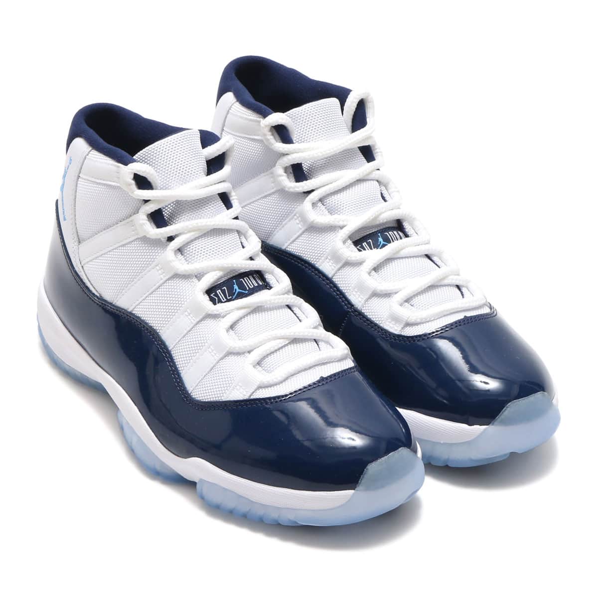 JORDAN BRAND AIR JORDAN 11 RETRO WHITE/UNIVERSITY BLUE-MIDNIGHT