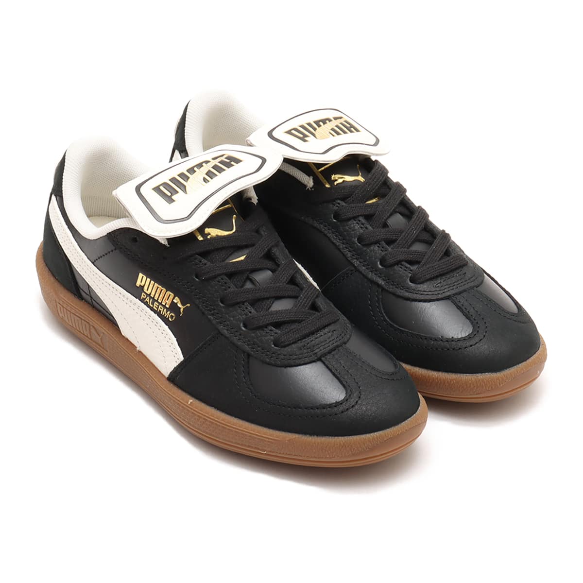 PUMA PALERMO PREMIUM PUMA BLACK-PUMA WHITE（プーマ パレルモ